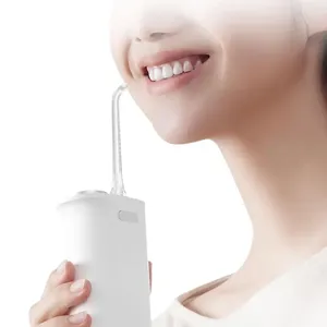 Hydropulseur électrique F400 portable, irrigateur buccal, éliminateur de plaque dentaire, réservoir d'eau extractible de 200 ml - Product Image 5