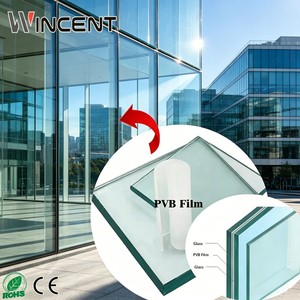 Película PVB de Grado Ingeniería <span class=keywords><strong>WINCENT</strong></span>, 0.38mm, 0.76mm, 1.14mm, 1.52mm, Espesor Uniforme, Baja Contracción, Transparente, para Grandes Superficies en Aeropuertos - Product Image 1