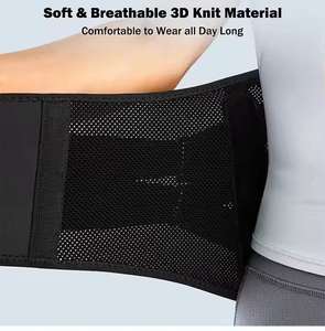 AOFIT Nouveautés Ceinture <span class=keywords><strong>de</strong></span> Soutien Lombaire Médicale avec Plaque en Acier, Orthèse Respirante <span class=keywords><strong>pour</strong></span> le Dos, Idéale <span class=keywords><strong>pour</strong></span> le Sport, <span class=keywords><strong>pour</strong></span> Adultes - Product Image 4