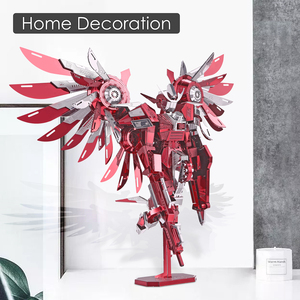 <span class=keywords><strong>PIECECOOL</strong></span> THUNDERING WING HP069-RS 3D ชุดประกอบโลหะแบบจำลองจิ๊กซอว์ของขวัญสร้างสรรค์ของเล่น DIY - Product Image 5