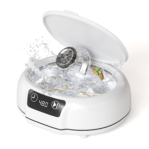 New Souncrise 700ml 48KHz 18W Ultrasonic Stainless Steel Jewelry Cleaner Digital Timer for Dentures Glasses Household Essentials - Product Image 1