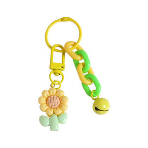 2025 nuevo estilo coreano lindo resina planta girasol Lotus dijes colgantes para decoración pendientes llavero fabricación de joyas llavero - Product Image 5