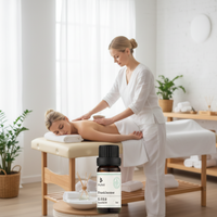 Huile Essentielle Pure d'Encens pour Massage, Parfum Chaleureux Relaxant, Huile Naturelle de Boswellia en Vrac, Qualité Thérapeutique pour Soins Corporels