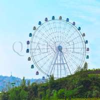 Parc d'attractions extérieur 30m Grande roue Prix Équipement Manèges Chine Grande roue Manèges