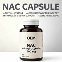 NAC N-acétyl-L-cystéine 600 mg 100 capsules Complément alimentaire