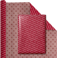 Lot de 4 rouleaux de papier cadeau de Noël imperméable en gros pour usine, emballage cadeau de vacances, papier brillant pour boîtes cadeaux, fournisseur