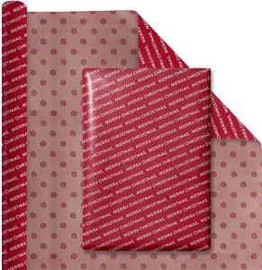 Factory Bulk Set of 4 Waterproof Christmas Gift Wrapping <b>Paper</b> Roll Holiday Gift Packing High <b>Gloss</b> Gift Box Supplier <b>Paper</b> - Product Image 3