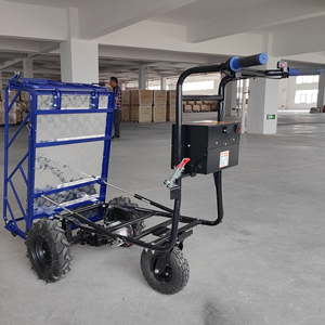Chariot à roues électrique 4x4 de 250 kg, moteur sans balais 500 W, batterie au plomb 48 V, garantie 1 an, MOQ 30, échantillon disponible, <span class=keywords><strong>en</strong></span> <span class=keywords><strong>bois</strong></span> - Product Image 3