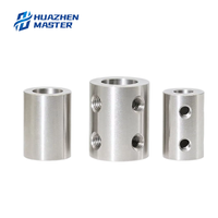 Accouplement rigide en acier inoxydable, coupleur en ligne, diamètre intérieur de 3 mm à 8 mm pour CNC et machines