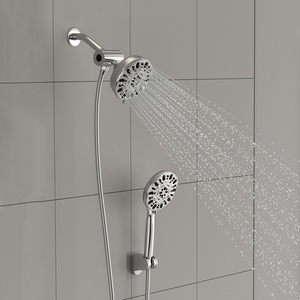 Pomme <span class=keywords><strong>de</strong></span> <span class=keywords><strong>douche</strong></span> combinée à 3 voies à haute pression Aquacubic Factory avec kit à 7 réglages - Product Image 1