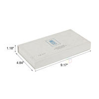 Échantillon Gratuit - Petite Boîte Coulissante Rigide en Carton avec Insert en Mousse, Style Allumette, Logo Estampé à Chaud Doré