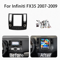 Radio Mobil 9.7" untuk Infiniti FX35 2003-2006 2007-2009 Gaya Tesla CarPlay Android Auto Mirror Link GPS Navi 2Din DSP Stereo Mobil