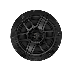 8 Inch Boat Speakers Black & White Grilles LED Right 4 Ohms 120 Watts Full-range Audio for a Marine <b>Environment</b> - Product Image 1