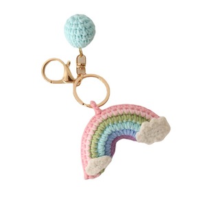 Pendentif tissé doux d'été, porte-clés tricoté à la main <span class=keywords><strong>pour</strong></span> mamans, produit fini au crochet à cinq brins - Product Image 5