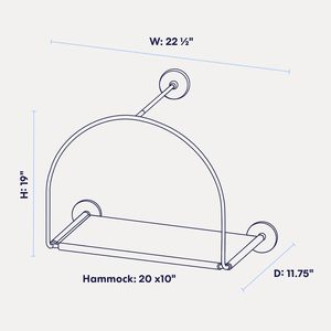 Lits pour chats à fenêtre, hamac de Tuft & Paw, conçu pour la résistance avec 3 ventouses, support de poids de 30 lb pour chats d'intérieur, <span class=keywords><strong>perchoir</strong></span> - Product Image 6