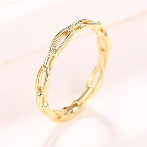 Anello geometrico in acciaio inossidabile, gioiello moderno unisex, idea regalo per donna e uomo - Product Image 4