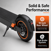 Trottinette électrique urbaine pliable à double freinage électronique et suspension avant, portable pour adultes, idéale pour les trajets quotidiens en ville - Meilleures ventes