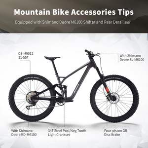 จักรยานเสือภูเขาคาร์บอนไฟเบอร์แบบมีหางนิ่มสำหรับทุกภูมิประเทศกันสะเทือนแบบ off-road <span class=keywords><strong>Fox</strong></span> front <span class=keywords><strong>Fork</strong></span> and Adult RACING - Product Image 2