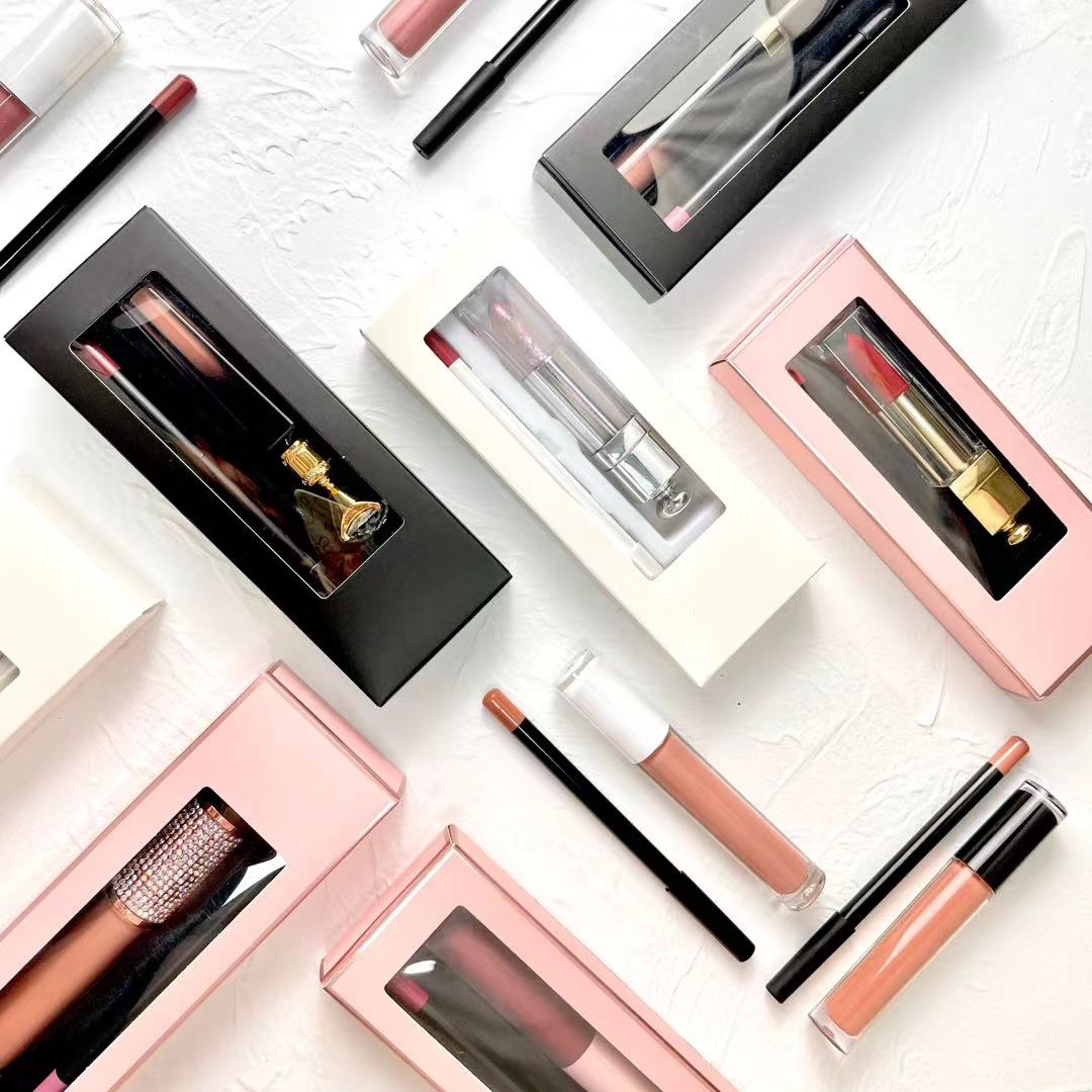 Набор для губ «сделай сам», набор помад, блеск для губ, без логотипа, индивидуальный логотип