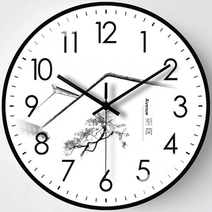 Orologio <span class=keywords><strong>da</strong></span> <span class=keywords><strong>Parete</strong></span> a Batteria in Stile Cinese Semplice con Motivo Pesce Koi, 20 cm (8 Pollici), Lusso Discreto per Soggiorno - Product Image 6