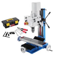Machine de fraisage et de perçage miniature WELLON XJ9512 MT3 avec table transversale mobile pour atelier de réparation de machines