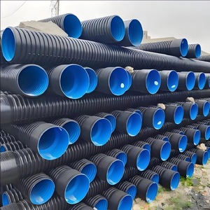 Tubería Subterránea Eléctrica DN200 DN315 DN400 SN8 SN16 PE100 HDPE, Tubería Corrugada de Doble Pared para Cableado - Product Image 2