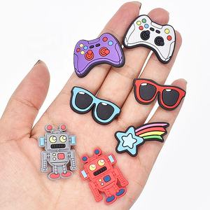 Astronauta espacial de la <span class=keywords><strong>NASA</strong></span>, encantos de zapatos de zuecos de Pvc para zuecos, decoraciones de zapatos, pulsera - Product Image 2