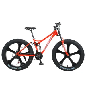저렴한 가격 제조 업체 사용자 정의 도매 지방 타이어 자전거 남성 패션 스포츠 하이 퀄리티 눈 산 자전거