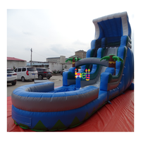 Vente chaude de toboggan aquatique gonflable en PVC pour parc sportif, centre commercial et utilisation en extérieur pour les jardins d'enfants