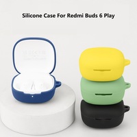 Pour Xiaomi Redmi Buds 6 Play étui pour écouteurs en silicone accessoires pour écouteurs sans fil housse de protection en Silicone