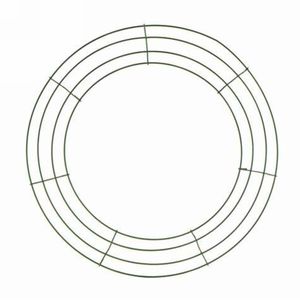 녹색 금속 화환 프레임 하트 모양의 와이어 화환 프레임 크리스마스 - Product Image 5