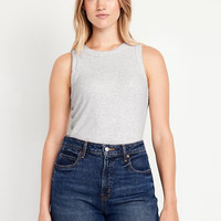 Tank Top Pendek Kasual Bordir Ramah Lingkungan Bahan Katun Spandex Tenun Bernapas Kualitas Tinggi OEM Logo Kustom Musim Panas