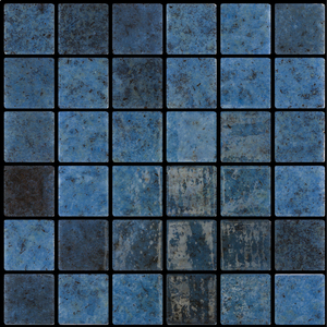 Mosaïque 50x50 en verre recyclé Ocean, fabriquée en Espagne, écologique, pour murs intérieurs de salle de bain, design côtier, mosaïque de qualité supérieure - Product Image 1
