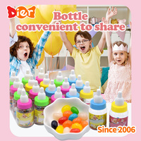 Vente en gros de bonbons personnalisés marque privée halal arc-en-ciel bonbons à la gelée en forme de biberon aromatisé aux fruits bonbons en jouet pour enfants bonbons