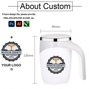 Novedades 2023, Botella Mezcladora Eléctrica Portátil de 380 ml, Taza para Batidos de Proteínas con Tapa y Logotipo Personalizado - Product Image 2