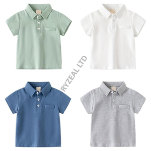 Polo pour garçons et filles Polo tendance pour enfants pour des looks décontractés et sportifs à prix abordable Plusieurs couleurs disponibles - Product Image 2