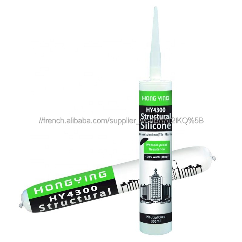 Professionnel 300Ml Automobile Mastic 100 Pour Cent Silicone Adhésif Rapide De Haute Qualité