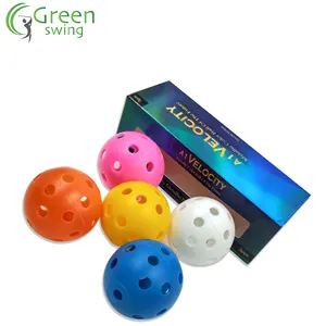 Bola Golf Plastik Berongga Warna-warni Terang untuk Hadiah Promosi