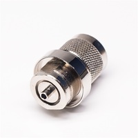 Connecteur de câble RG405 mâle en cuivre pur N connecteurs de câble coaxiaux RF soudés par anneau étanche