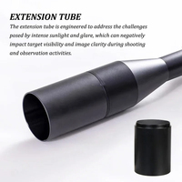 Lunette de visée tactique optique 6-24X50 à premier plan focal (FFP) avec réticule MRAD et tube de 30 mm