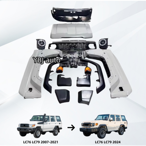 Kit de Carrocería YBJ para Actualización Estética de <span class=keywords><strong>Land</strong></span> <span class=keywords><strong>Cruiser</strong></span> Serie LC70 2007-2021 a LC76 FJ79 2024 para <span class=keywords><strong>Pick</strong></span> <span class=keywords><strong>Up</strong></span> y SUV 2WD 4WD Todoterreno - Product Image 1