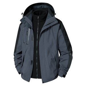 Customized logo <strong>Winter</strong> Outdoor <strong>Waterproof</strong> Fishing <strong>Jacket</strong> Men's Warm Casual Windbreaker Coat with Hood Men's <strong>Jacket</strong> - Product Image 4