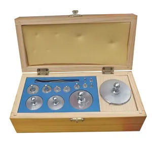 Gelsonlab HSPD-334 Precision Weight masses Set 13pcs steel hooked weight set in wooden box