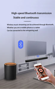 Vofull-Barra <span class=keywords><strong>de</strong></span> sonido inalámbrica para tv, barra <span class=keywords><strong>de</strong></span> sonido led para TV con subwoofer externo - Product Image 4