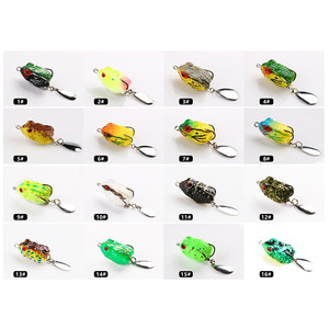 Lure Live Bait Thunder Frog Silicone Freshwater <strong>Trolling</strong> Lure Soft Baits Carp Lake <strong>Black</strong> Fishing Bait - Product Image 5