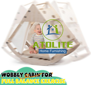 <span class=keywords><strong>8</strong></span> trong <span class=keywords><strong>1</strong></span> đa chức năng tam giác Set & Slide vòm Climber ROCKER, Montessori leo đồ chơi, sân chơi trong nhà rừng phòng tập thể dục cho trẻ em, - Product Image 4