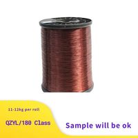Fil émaillé 0.50mm 10kg pour transformateur de moteur électrique bobine magnétique 200 classe thermique-fil d'enroulement à double isolation