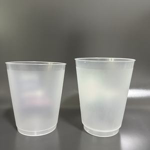 Custom Designs 16Oz Frosted Plastic Waterbeker Trouwfeestbekers Herbruikbare Bpa-Vrije Plastic Vorstbekers Perfect Voor Toernooien - Product Image 6