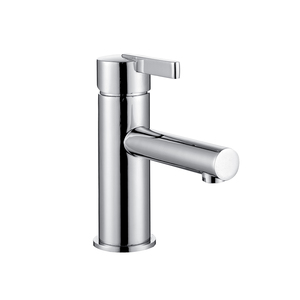 Grifo mezclador de lavabo de baño con Sensor sin contacto contemporáneo de un solo orificio con acabado cromado de latón - Product Image 1