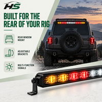 Barre lumineuse LED HSSH 24-40 pouces 60W-100W pour feux arrière, frein, marche arrière, clignotant, éclairage tout-terrain pour camion, SUV, VTT, UTV